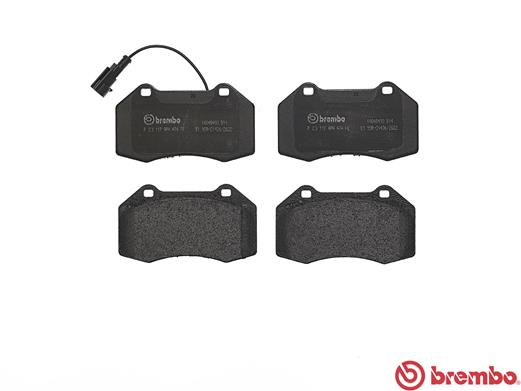 A.B.S. P 23 117 BREMBO Bremsbelagsatz, Scheibenbremse